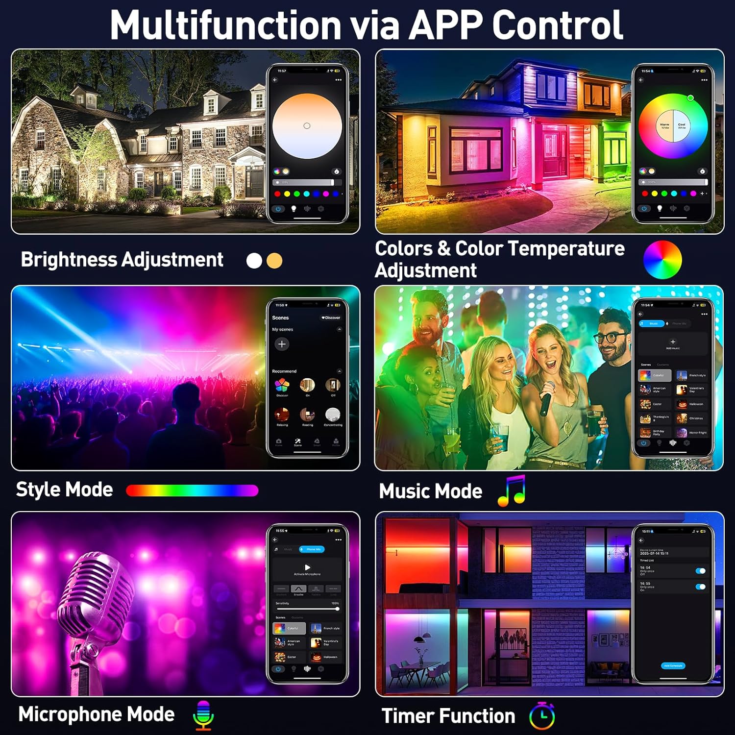 50/72W RGB LED Floodlight Bar  - Outdoor Lighting Uk ulasan dan harga
