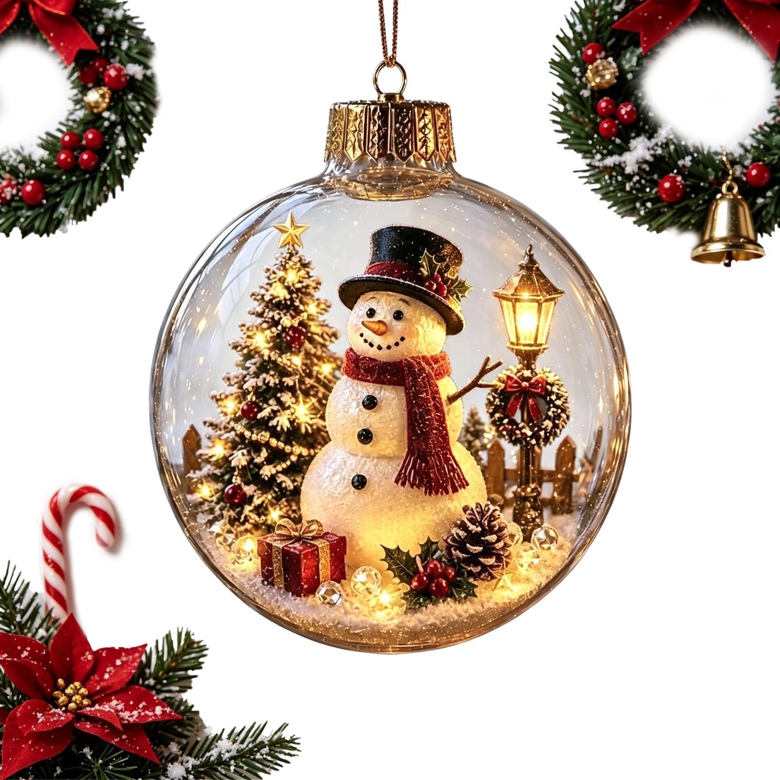 Glowing Christmas Diorama Orna - Outdoor Lighting Effects ulasan dan harga