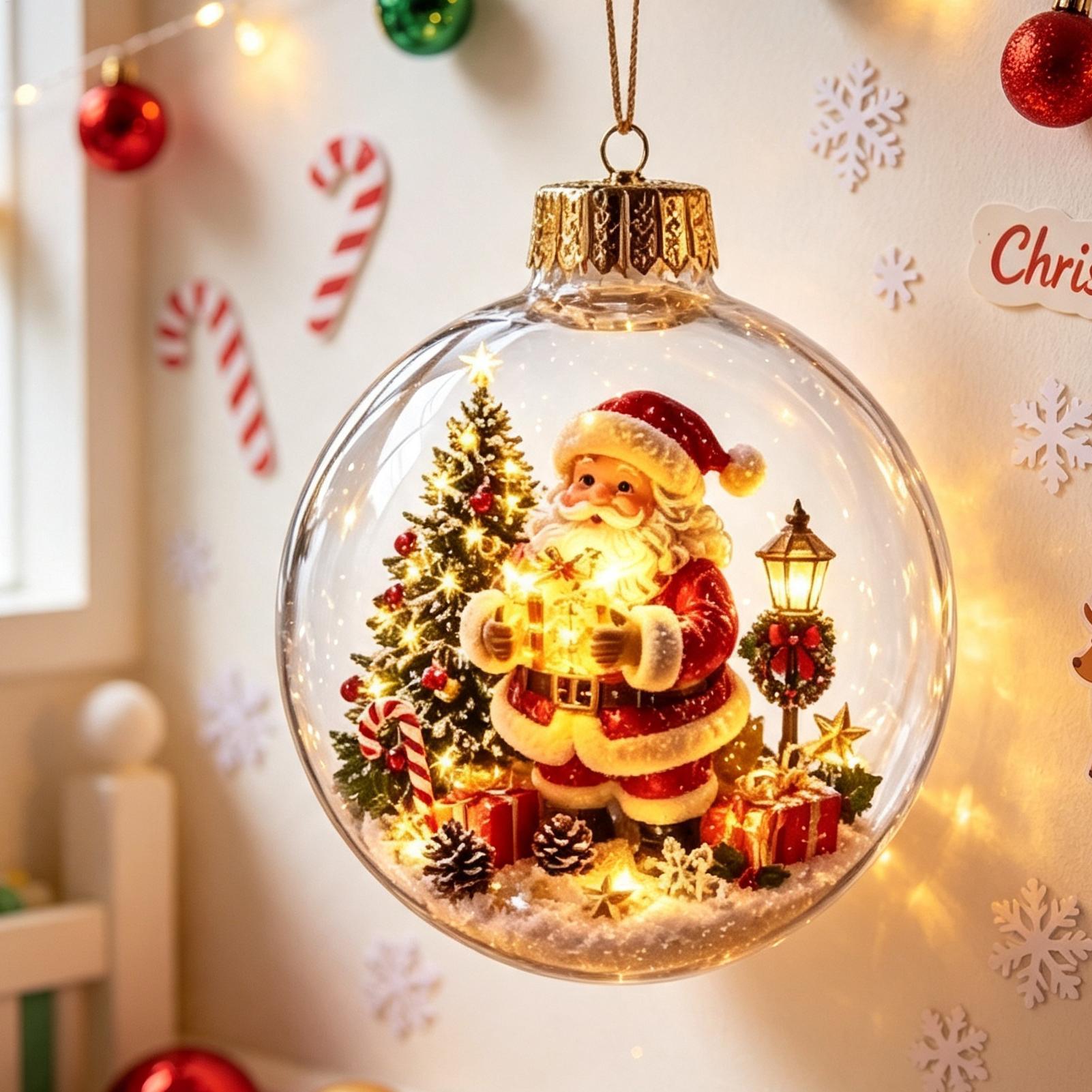 Glowing Christmas Diorama Orna - Outdoor Lighting Effects ulasan dan harga