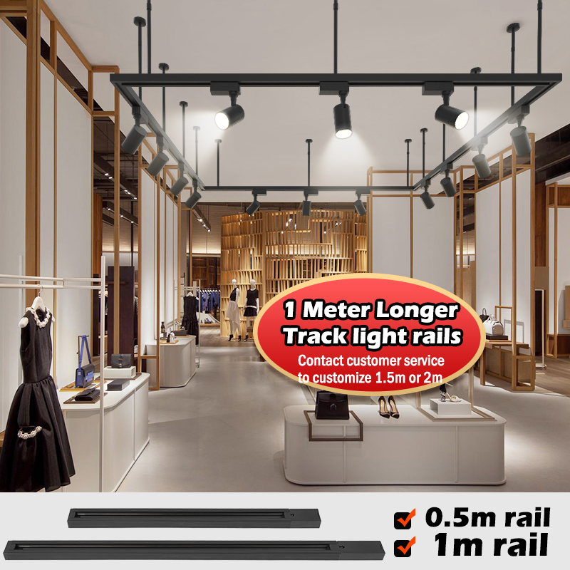 1M Track Rail Kit Spotlight 0. - Outdoor Lighting Track ulasan dan harga