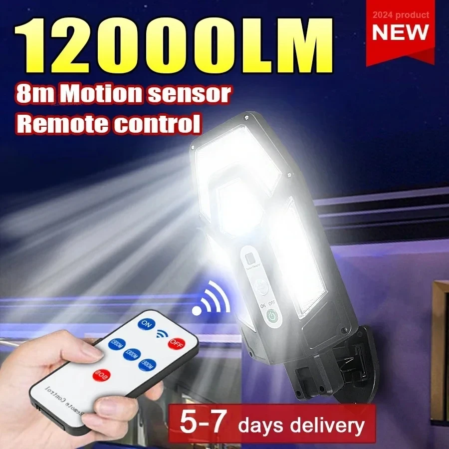 12000LM Powerful Solar Wall La - Outdoor Lighting Ip65 ulasan dan harga