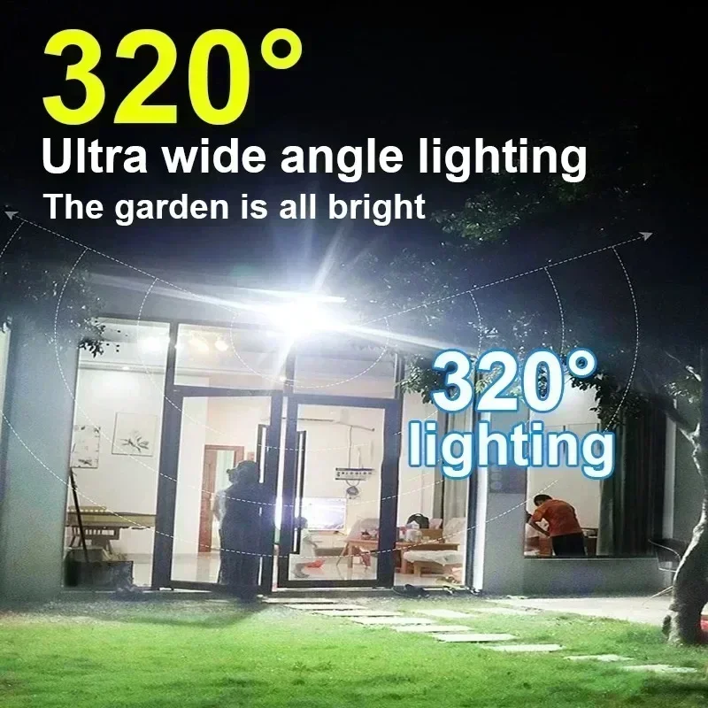 12000LM Powerful Solar Wall La - Outdoor Lighting Ip65 ulasan dan harga