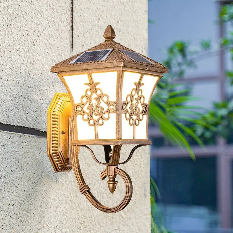 Outdoor European Style Solar P - Outdoor Lighting Waterproof ulasan dan harga