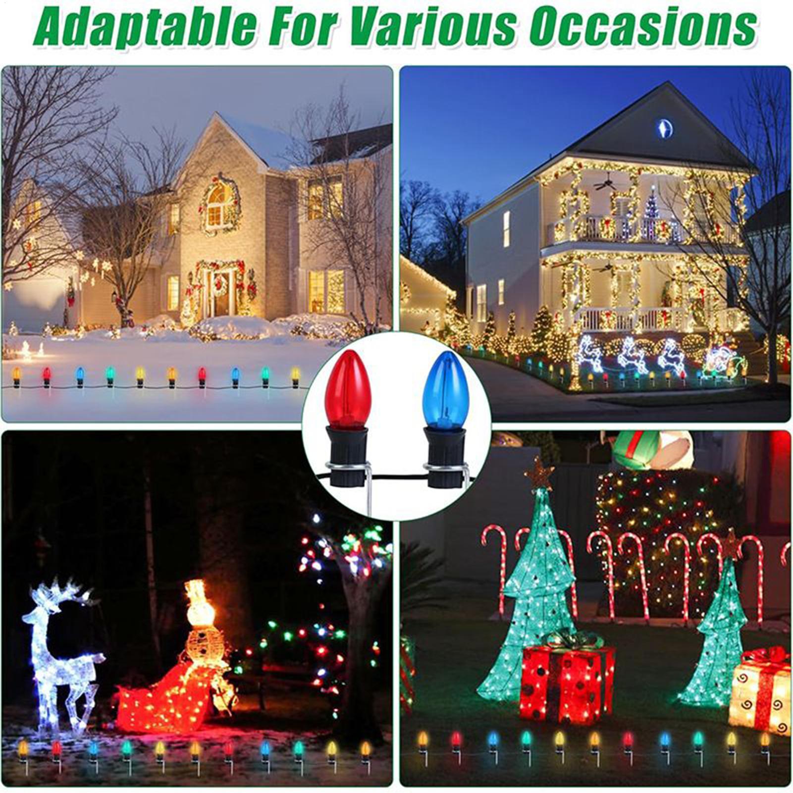 Christmas Light Stakes For Yar - Outdoor Lighting Pathway ulasan dan harga